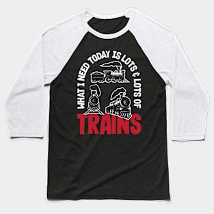 Funny Trainspotter Trainspotting Gift Idea Baseball T-Shirt